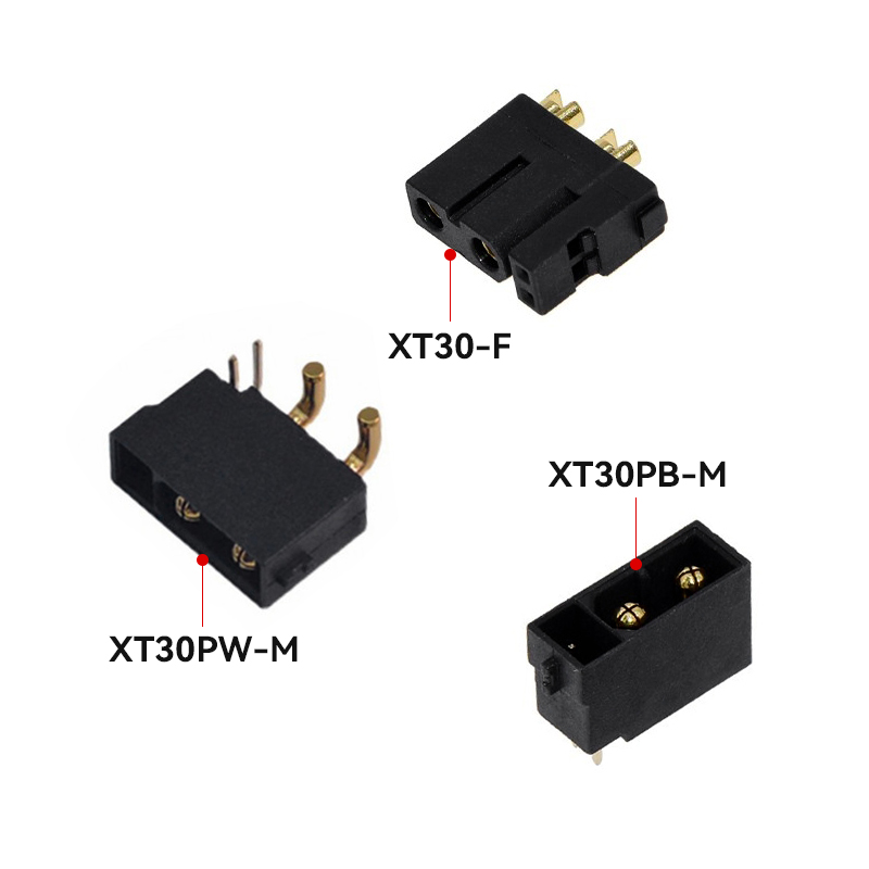 RJXHOBBY 5pcs Amass XT30(2+2)Female XT30PB(2+2)Male XT30PW(2+2)Male Plug for RC Parts