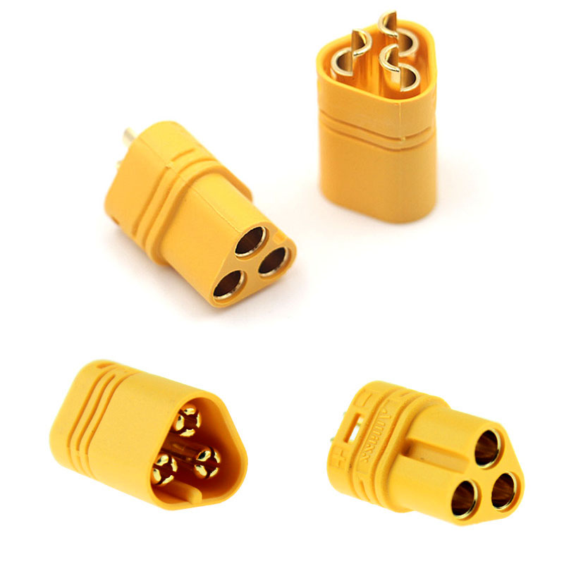 RJX 5Pair AMASS MT30 2mm 3-pin Connector / Motor connector / Plug Set for RC Lipo Battery RC Model Quadcopter Multicopter