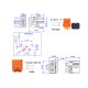 RJX Amass XT60I-F XT60IPW-M Connector 2+1 with Signal Pin Plate and Horizontal Type Male Female Plug for RC Model Spare Parts