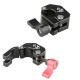 RJX Quick Release Standard 15mm Single Rod Clamp With 1/4"-20 3/8"-16 Threaded Hole For DSLR Camera 15mm Rail Support System