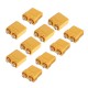 RJX 5pair AMASS XT90PB High Current Power Plug PCB Board Male Female Connector for RC Aircraft Spare Parts DIY RC Toys Models