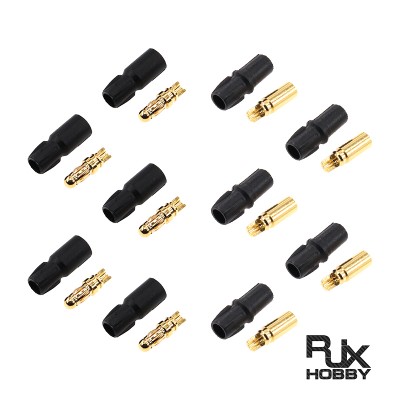 RJX 5pair Amass 3.5mm SH3.5 Gold Plated Connector with Protective Sleeves