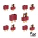 RJX 5pair Amass AM-1015 Male and Female Dean Connector T plug For ESC RC Lipo Battery