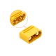 RJXHOBBY 2pcs Amass AS150UPB-M Male Plug No Resistance Large Current Plate Type Connector with Signal Pin