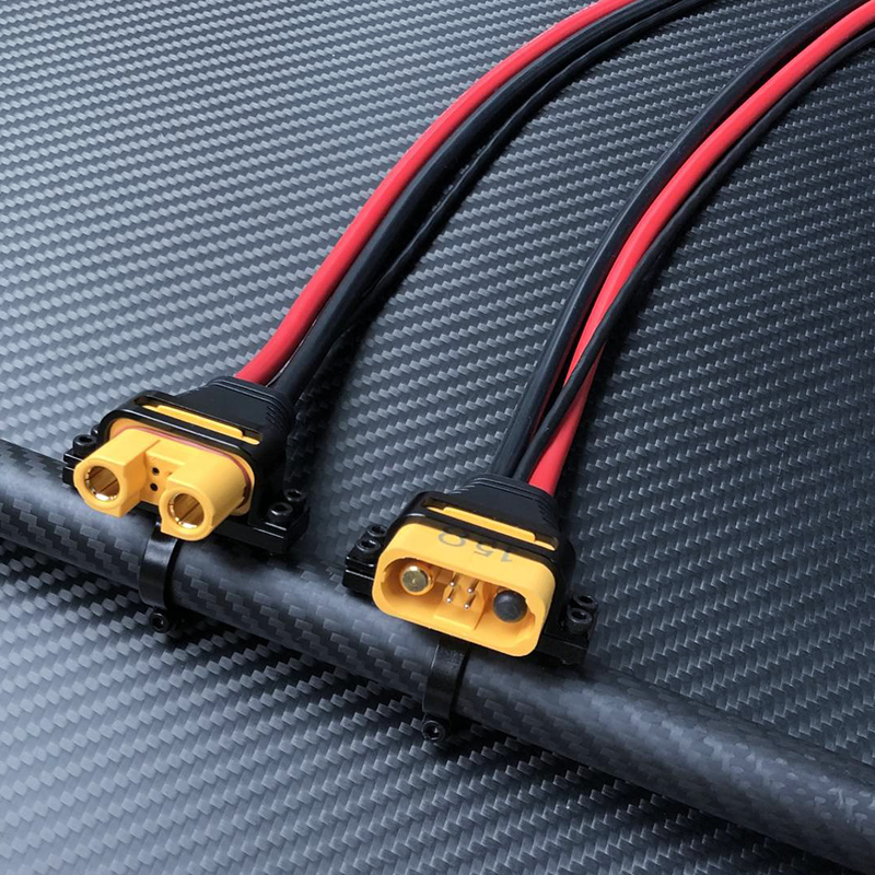 RJX 1PCS RC Agriculture UAV Frame AS150U Plug Fixed Seat Male Connector Mount Holder Support Base for 20mm Carbon Tube