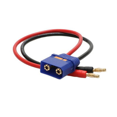 RJX 1pcs 4mm Banana Male Plug to QS8-S Connector 12AWG Silicone Wire 30cm Adapter Line 