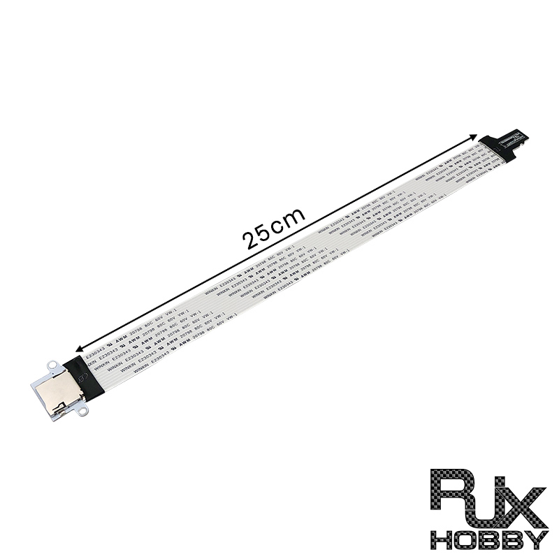 RJX Micro SD Memory Card Slot 25cm Extender Flex Cable Screw Hole Fix TF Reader Test