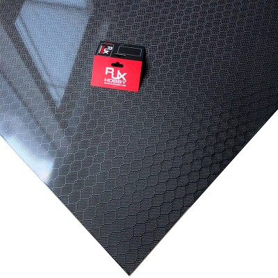 RJX 1pcs football grain carbon fiber sheet 500X400X0.5-10mm