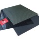 RJX 1pcs football grain carbon fiber sheet 500X400X0.5-10mm