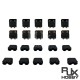 RJXHOBBY 5pair Amass XT90H XT90 Large Current Lipo Battery Connector Male Female Gold-plated Plug with Sheath 