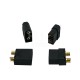RJXHOBBY 5pair Amass XT90H XT90 Large Current Lipo Battery Connector Male Female Gold-plated Plug with Sheath 