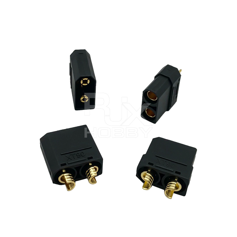 RJXHOBBY 5pair Amass XT90H XT90 Large Current Lipo Battery Connector Male Female Gold-plated Plug with Sheath 