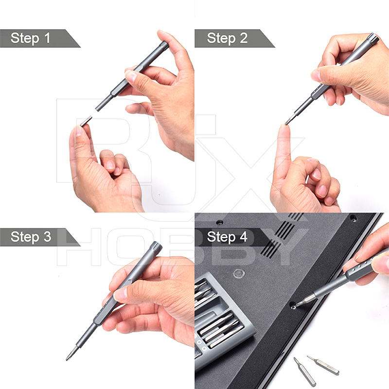 RJX Screwdriver Set 48 In 1 Precision Screw Driver Torx Bit Magnetic Slotted Phillips Bits Mobile Phone Laptop Repair Tools Kit