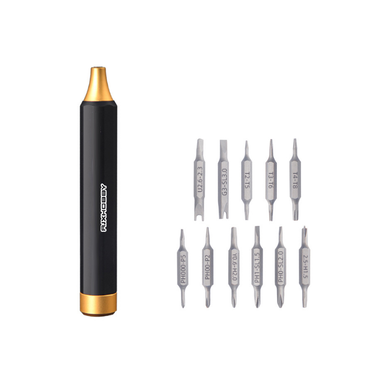 RJX 22 in 1 / 11pcs  Precision Screwdriver Mini Portable Screwdriver Set Multi-functional Screw Driver 