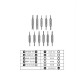 RJX 22 in 1 / 11pcs  Precision Screwdriver Mini Portable Screwdriver Set Multi-functional Screw Driver 
