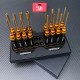 RJXHOBBY 4pcs HSS titanized Flat Head Screw driver Tools 3.0mm  4.0mm  5.0mm  5.8mm for RC Models Car Boat Airplane