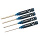 RJXHOBBY 4pcs HSS titanized Phillips Screwdriver Tools 3.0mm 4.0mm 5.0mm 5.8mm for RC FPV Car Boat Airplane