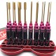 RJXHOBBY Supper Light Knurled Grip HSS titanized Hex /Nut/ Phillips/ Flat Screwdriver 16 pcs kits