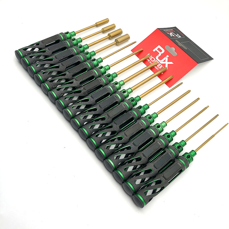 RJXHOBBY 4pcs HSS titanized Phillips Screwdriver Tools 3.0mm 4.0mm 5.0mm 5.8mm for RC FPV Car Boat Airplane