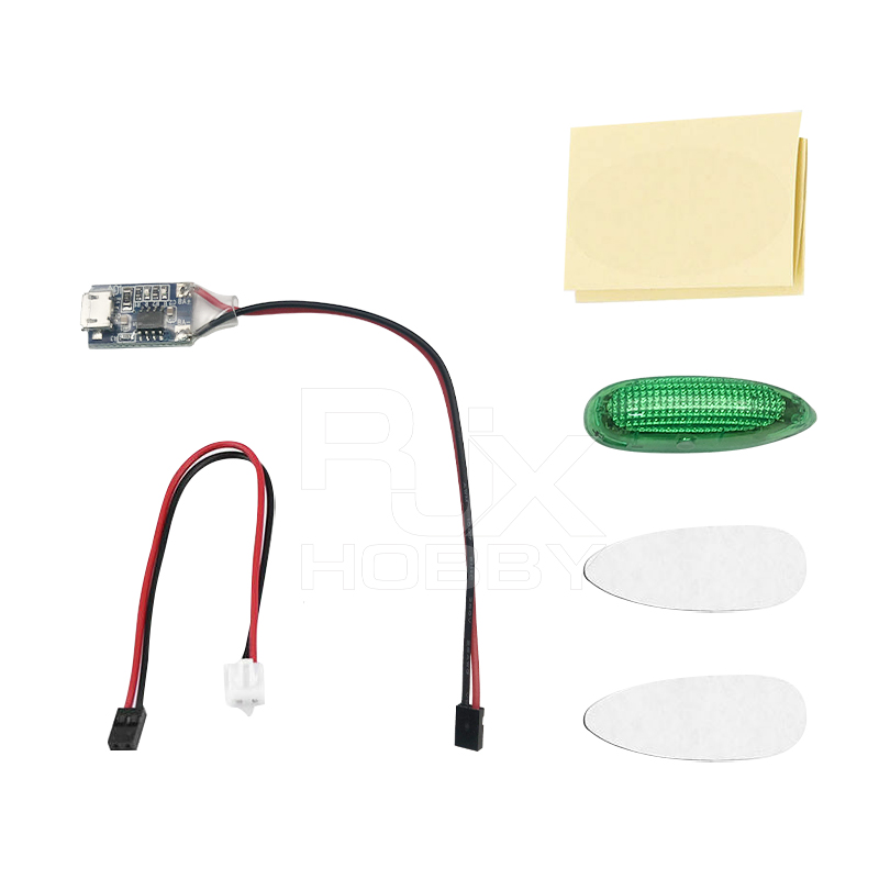 RJX LED Position Light Wireless Navigation Light for RC Airplane Part