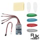 RJX Wireless Navigation Light III Version 1S Rechargeable 4 Modes LED lights for RC hobby fixed-wing Aircraft Ducted