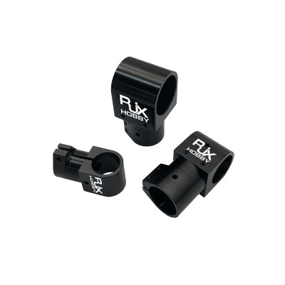 RJX 1pcs 16,20,25,30,40 Landing Gear Aluminum Alloy Tee Tripod Carbon Fiber Tube Connector For Agriculture Drone UAV