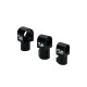 RJX 1pcs 16,20,25,30,40 Landing Gear Aluminum Alloy Tee Tripod Carbon Fiber Tube Connector For Agriculture Drone UAV
