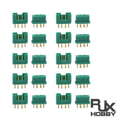 RJX 10 Pairs MPX M6 6 Pin Multiplex Connectors for RC Lipo Battery Drone Buggy