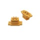 RJXHOBBY 4pcs Amass XT60E-F Female Plug Large Current Gold/Brass Ni Plated Connector Power Battery Connecting Adapter