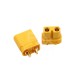 RJX Amass 5Pair XT30UD Waterproof Plug 2mm 15A Copper Gold-plated Male Female Connector for RC FPV Racing Drone Lipo Battery