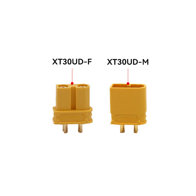 RJX Amass 5Pair XT30UD Waterproof Plug 2mm 15A Copper Gold-plated Male Female Connector for RC FPV Racing Drone Lipo Battery