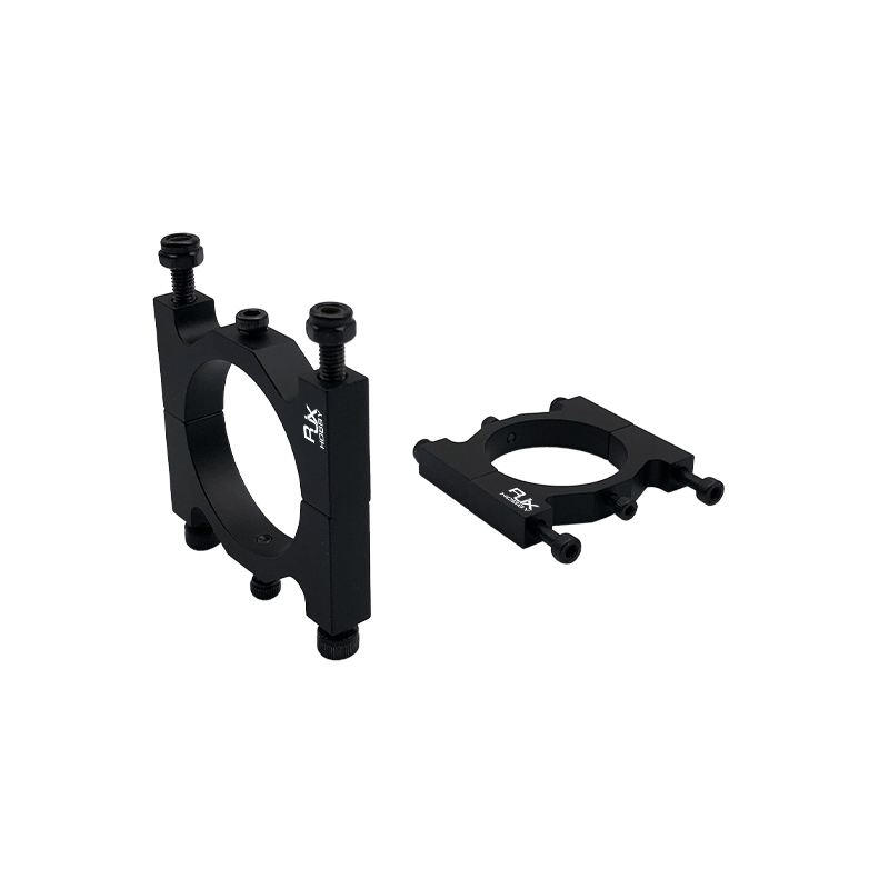 RJX 1pcs Aluminum Alloy 16 / 20 / 22 / 25 / 30 / 35 / 40mm Tube Clamp Fixture Clip Pipe Bracket for UAV Drone Spare Parts