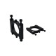 RJX 1pcs Aluminum Alloy 16 / 20 / 22 / 25 / 30 / 35 / 40mm Tube Clamp Fixture Clip Pipe Bracket for UAV Drone Spare Parts
