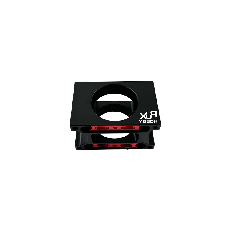 RJX 1pcs 35mm Connecting Pipe Clip Tubing Aluminum Alloy Clamp Fastener Carbon Tube Fixed Joint Connector 
