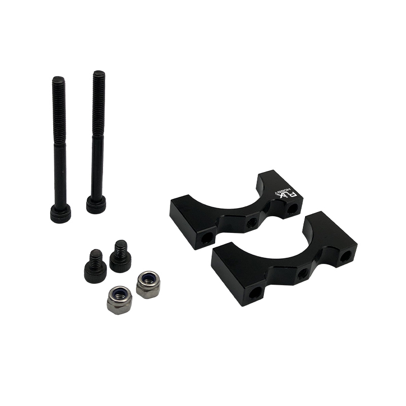 RJX 1pcs Aluminum Alloy 25 / 30 / 35 / 40 / 50mm Tube Clamp Fixture Clip Pipe Bracket for UAV Drone Spare Parts