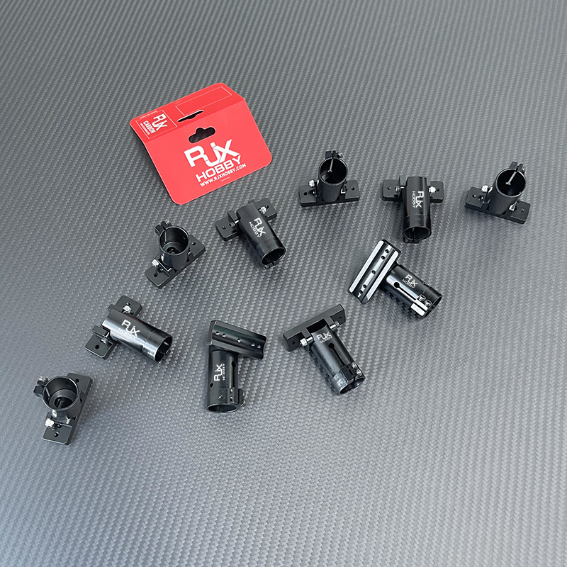 RJX 1pcs 20mm CNC Aluminum Alloy Spray Rod Connection Piece For Plant Agriculture UAV/Drone Sprayer