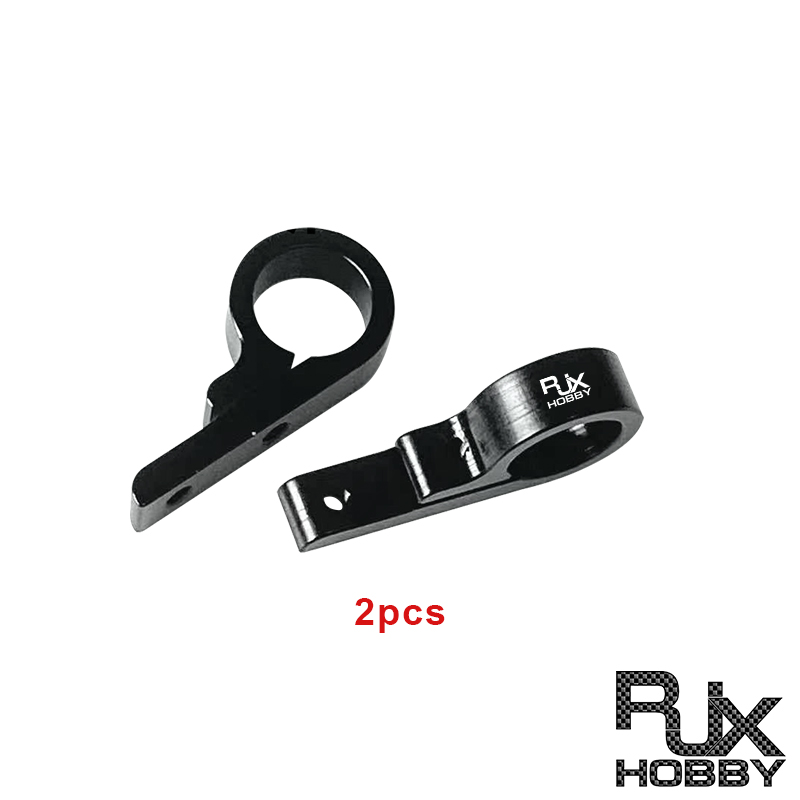 RJX 2pcs Aluminum Alloy 10mm fuselage Tripod Connector 9 shape Carbon Board/Tube Connection Joint