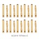 RJX 50 Pairs 2.0mm Gold Bullet Banana Connector Plug 2mm Male & Female Bullet Connector 
