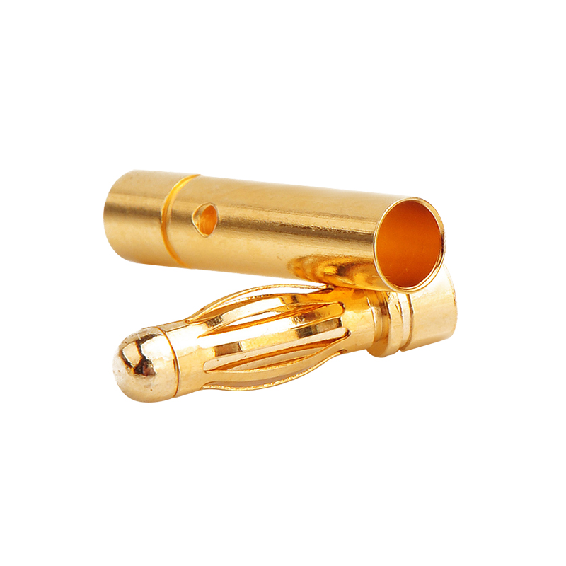 RJX 50 Pairs 3.0mm Gold Bullet Banana Connector Plug 3mm Male & Female Bullet Connector