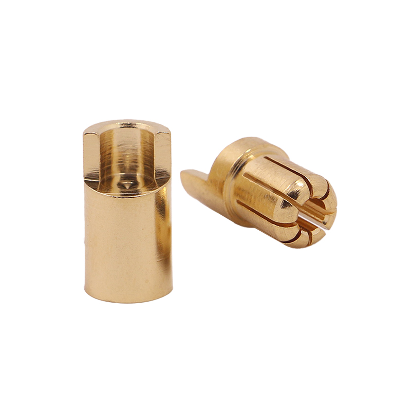 RJX 20 Pairs 6.5mm Gold Bullet Banana Connector Plug 6.5 Male & Female Bullet Connector