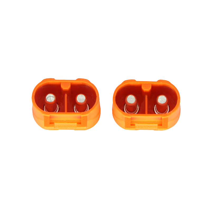 RJX Amass 10pcs Male DC Plug LCB30PB Copper Silver Plated Lithium Battery Connector For Smart Appliance