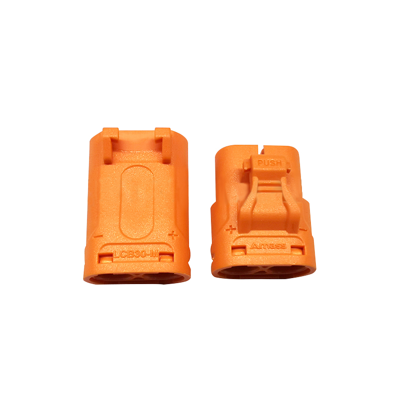 RJX Amass DC Plug LCB30 wire soldering Copper Silver Plated Lithium Battery Connector For Smart Appliance