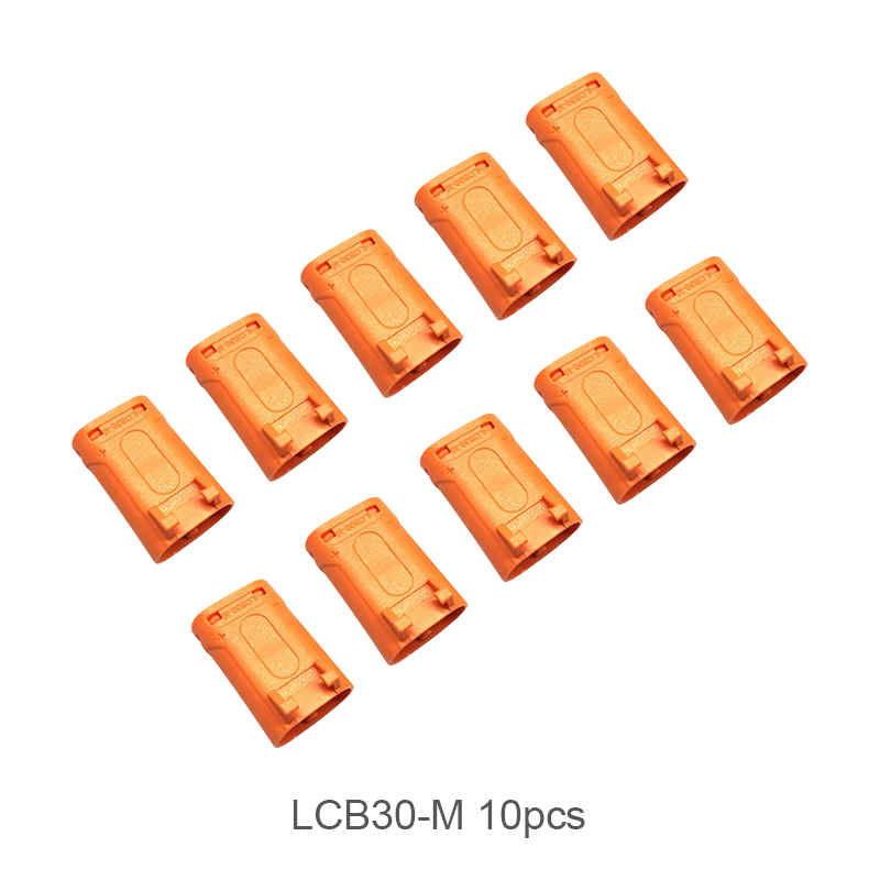 RJX Amass DC Plug LCB30 wire soldering Copper Silver Plated Lithium Battery Connector For Smart Appliance