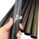 RJX 1pcs Colored 3K Carbon Fiber Tube 1000mm(OD:12-20mm)
