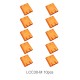 RJX Amass 3PIN LCC30 Copper Silver Plated Lithium Battery Connector For Smart Appliance