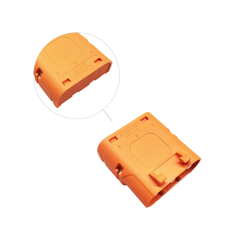 RJX Amass 5pcs Male 3PIN LCC40PW Copper Silver Plated Lithium Battery Connector For Smart Appliance
