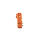 RJX Amass 5pcs Male 3PIN LCC40PW Copper Silver Plated Lithium Battery Connector For Smart Appliance