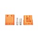 RJX Amass 2Pairs LCC40 Copper Silver Plated Lithium Battery Connector For Smart Appliance