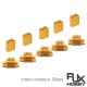 RJX 5pairs Amass XT60E-F Female + XT60PB-M Male Battery Connecting Adapter