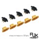 RJX 5pairs Amass XT60E-F Female + XT60EW-M Male Battery Connecting Adapter